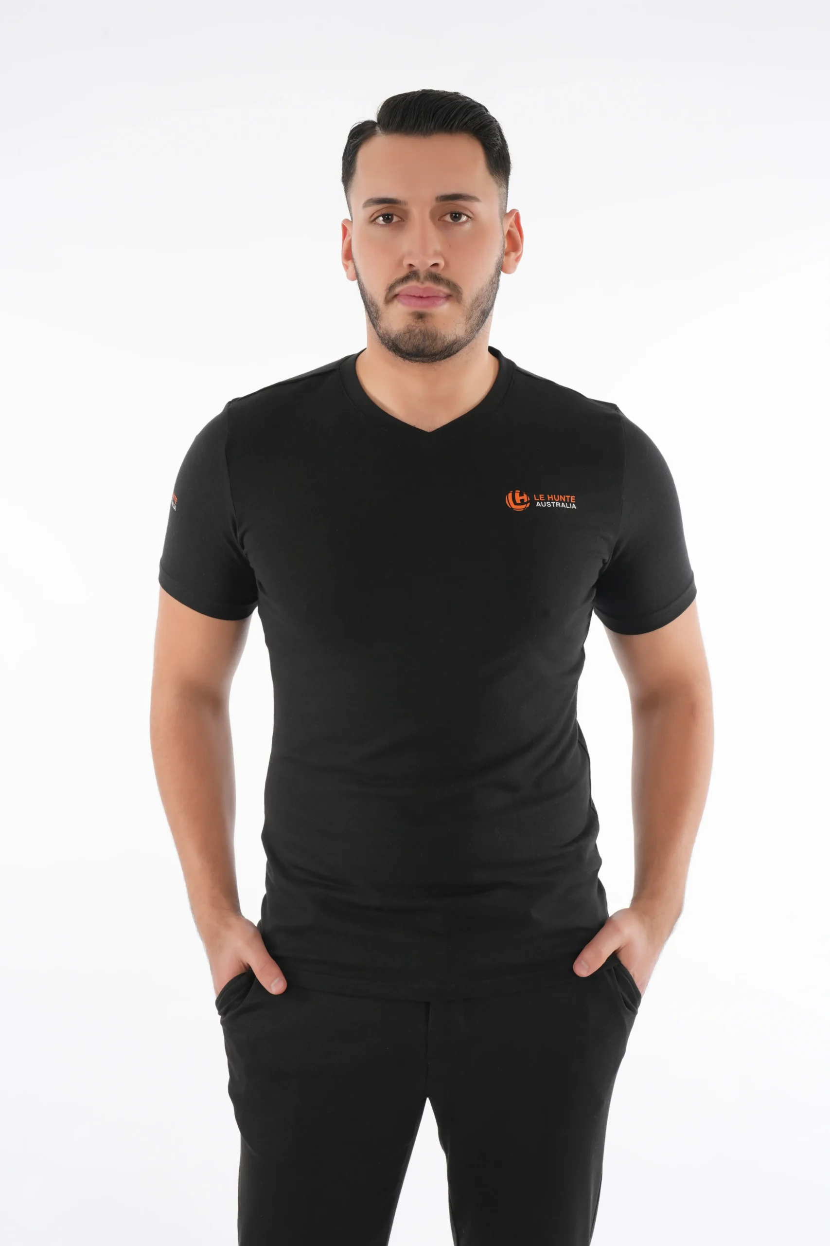 Men's Tailored V-Neck T-Shirt - Signature Core Short Sleeve Tee