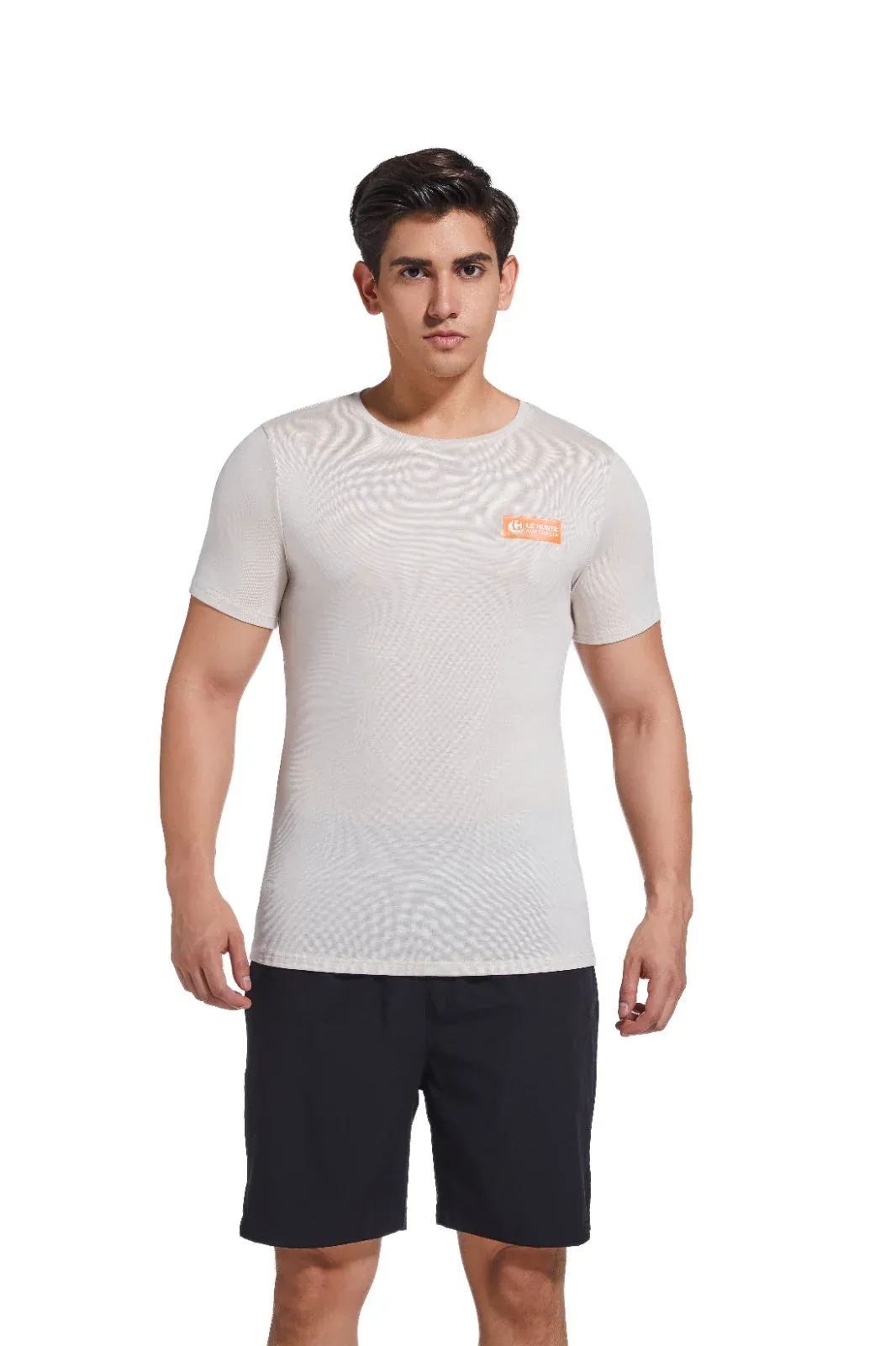 Men's Lyocell Wool T-Shirt - Breathable Everyday Crew Neck