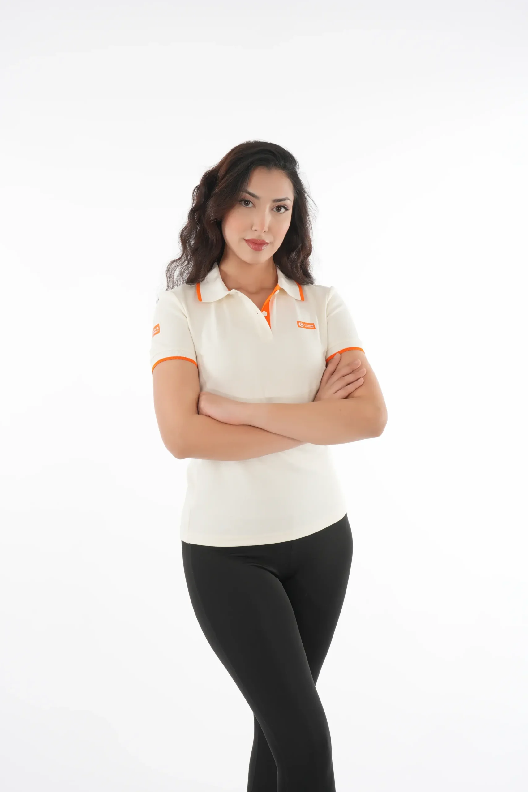 Women's Short Sleeve Golf Polo - Contrast Trim Active Top
